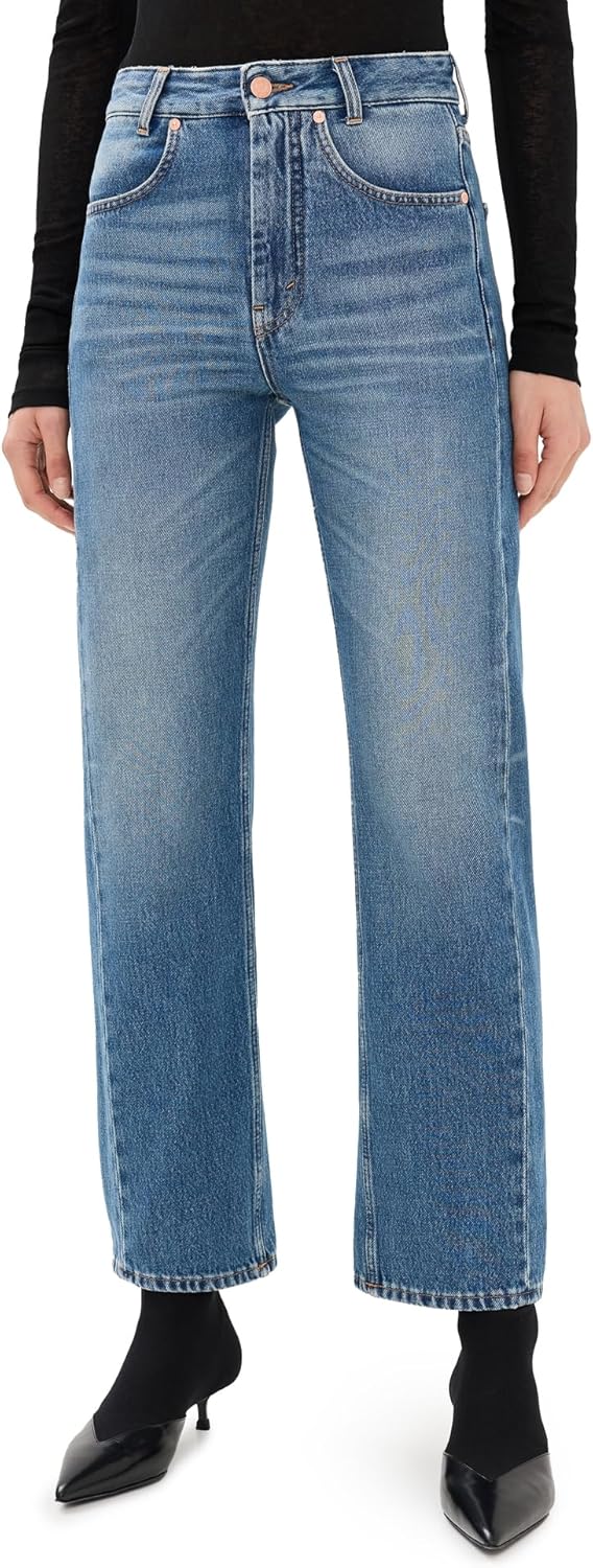Women's Curved Cotton Denim Jeans